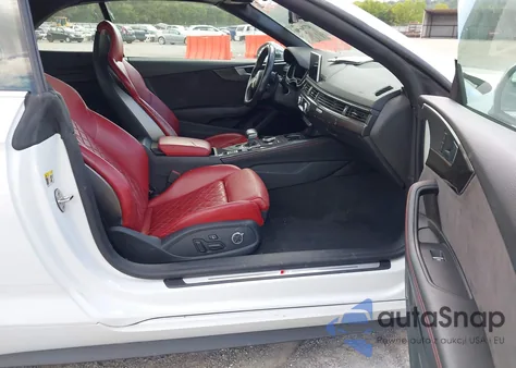 2018 Audi S5 3.0T Premium Plus z USA, uszkodzony, nr VIN WAU24GF50JN009209